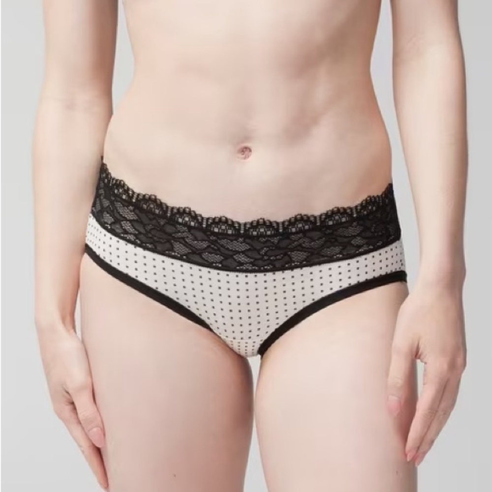 NWT 4 Pairs Soma Embraceable Super Soft Enchanting Lace Hipsters in Prints, XL